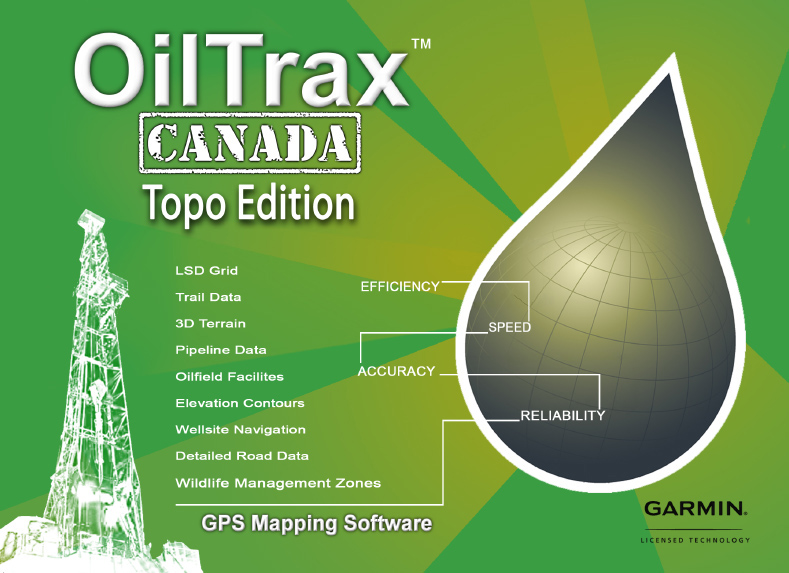 OilTrax Topo - GPS mapping software