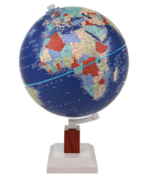 The Wanderlust Dark Blue Globe