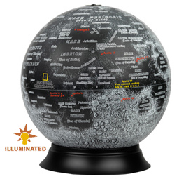 The Nasa Moon Illuminated Globe