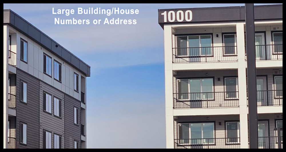 Big Letters or Numbers from ACM Alupanel - Comes in different thicknesses and colours