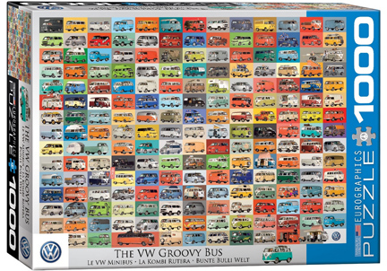 EuroGraphics VW Volkswagen Groovy Bus - 1000 Piece Puzzle