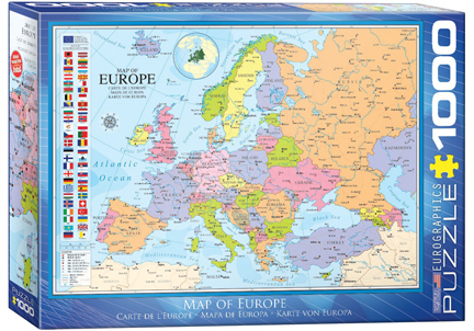 EuroGraphics Map of Europe 1000 Piece Puzzle