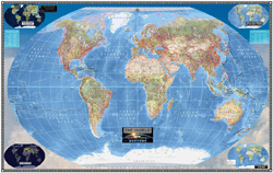 The Modern World Wall Map